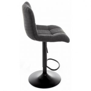 Барный стул мягкий от производителя Milton Цвет серый