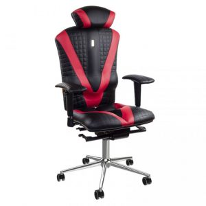 Компьютерное кресло Kulik System Victory Quatro, цвет: черный, красный