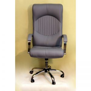 Компьютерное кресло от производителя Креслов Гермес Цвет серый