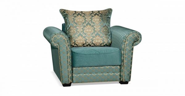 Кресло-кровать на металлокаркасе Гамбург NEXT цвет Сине-зеленый