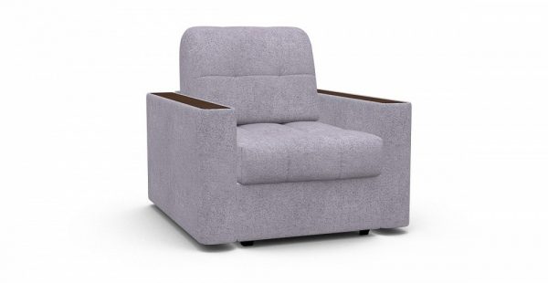 Кресло-кровать с механизмом трансформации Аккордеон Сидней цвет Светло-сиреневый