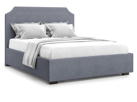 Кровать полутороспальная с ПМ от производителя Lago 140х200 Цвет серый