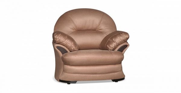 Мягкое кресло с элегантным дизайном Ланкастер цвет Золотисто-коричневый
