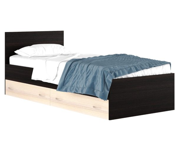 Односпальная кровать с матрасом от производителя Наша мебель Виктория 2000х800 ﻿