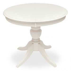 Стол обеденный круглый от производителя Woodville Arno Цвет белый