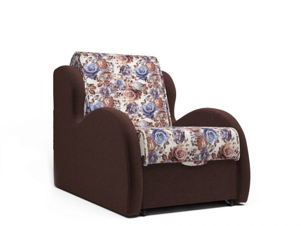 Кресло-кровать с раскладкой аккордеон от производителя Алан Цвет коричневый