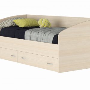 Кровать с матрасом от производителя ГОСТ Уника (90х200) Цвет бежевый