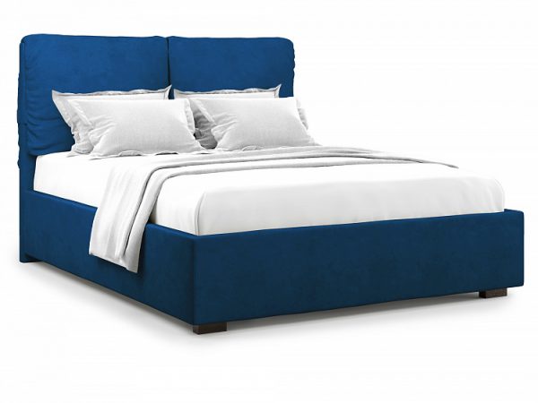 Кровать полутороспальная с ПМ от производителя Trazimeno (140х200) Цвет синий