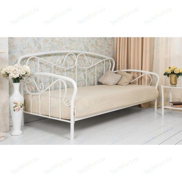 Кровать односпальная от производителя Woodville Sofa Цвет белый