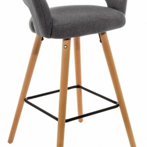 Барный стул мягкий от производителя Mars Цвет серый